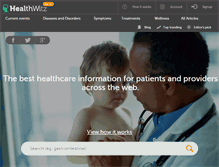Tablet Screenshot of healthwitz.com